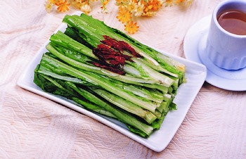 生炝油麦菜