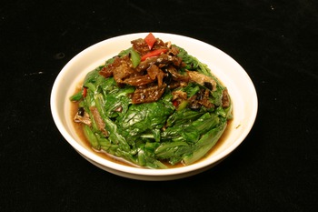 豆豉鲮鱼油麦菜