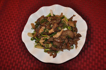 茄子炒肉