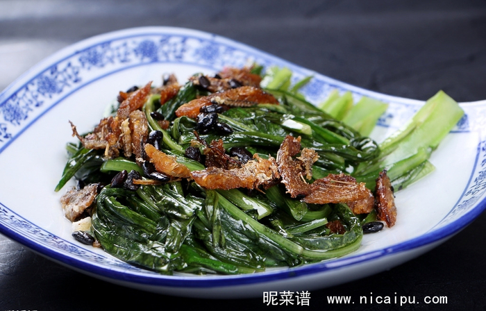 豆豉鲮鱼油麦菜