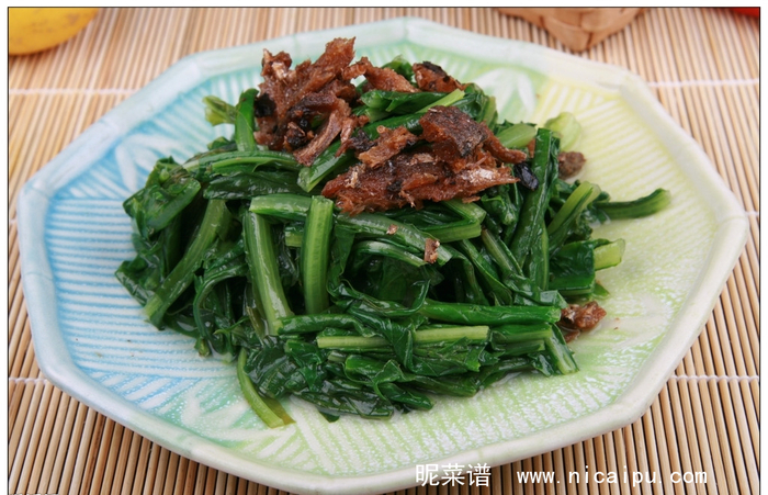 豆豉鲮鱼油麦菜